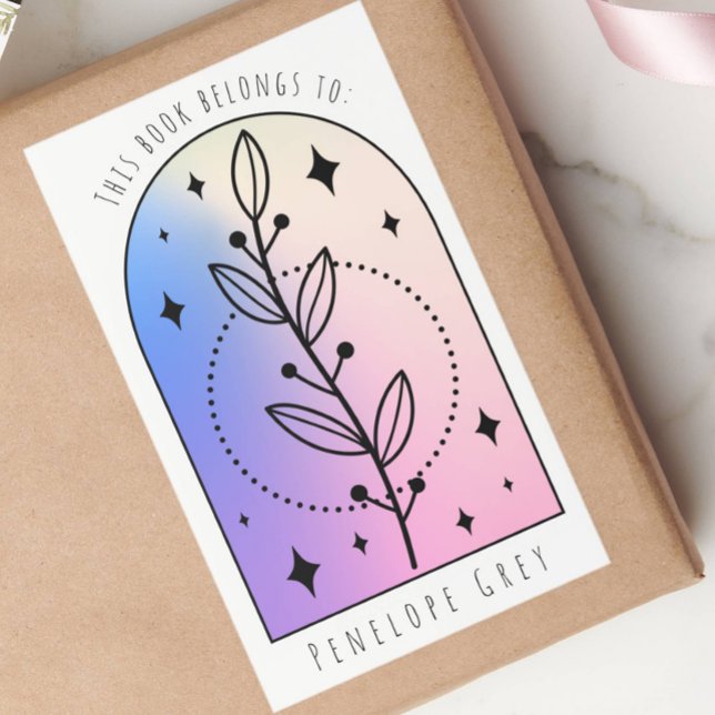 Botanical Arch Hologram Pastel Book Plate (Creator Uploaded)