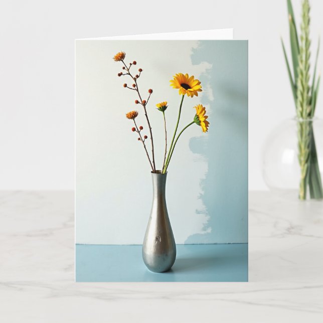 Botanical Arrangement Mothers Day Card (Front)