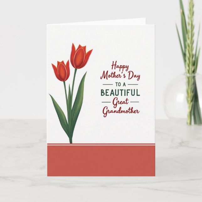 Botanical Art Mothers Card (Front)