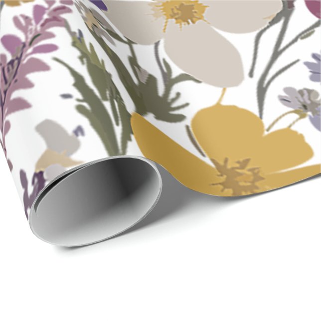 Botanical Art  Wrapping Paper (Roll Corner)