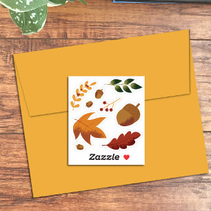 Botanical Autumn Embellishment Stickers