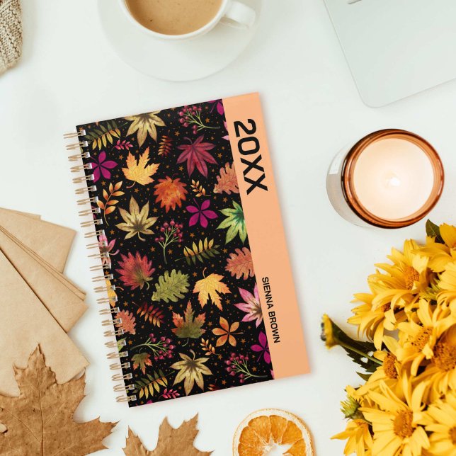 Botanical Autumn Leaves Fall Foliage Name Planner (Botanical Autumn Leaves Fall Foliage Name Planner)