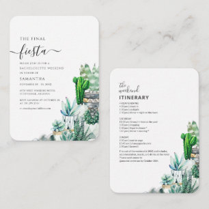 Botanical Bachelorette Weekend Party Invite