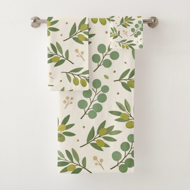 Botanical  bath towel set (Insitu)
