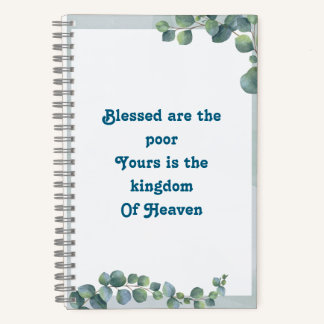 Botanical Beatitudes Notebook