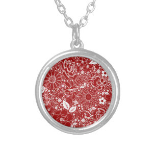 Botanical Beauties Red Necklace
