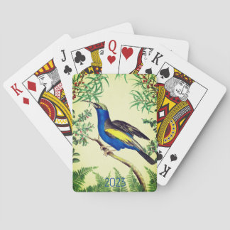 Botanical Birds Playing vintage design Poker Cards