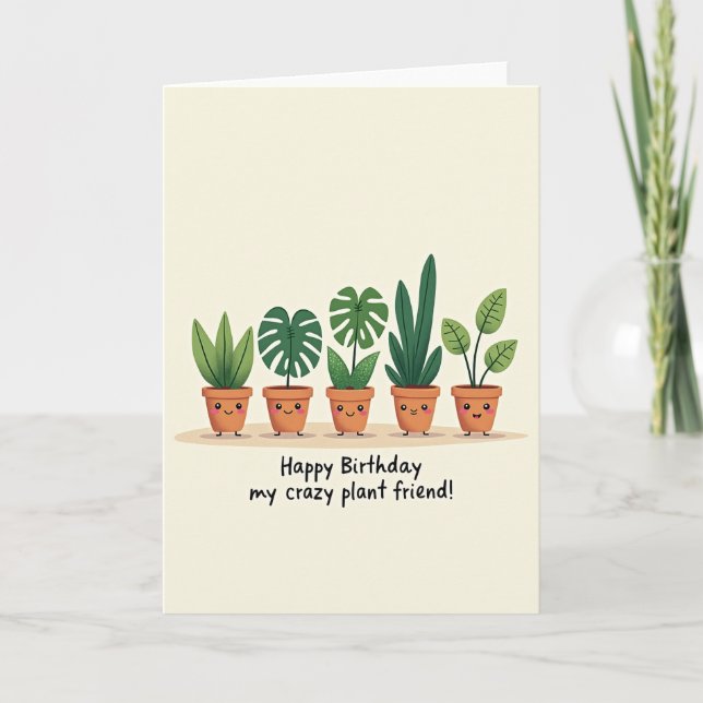 Botanical Birthday Parade Card (Front)
