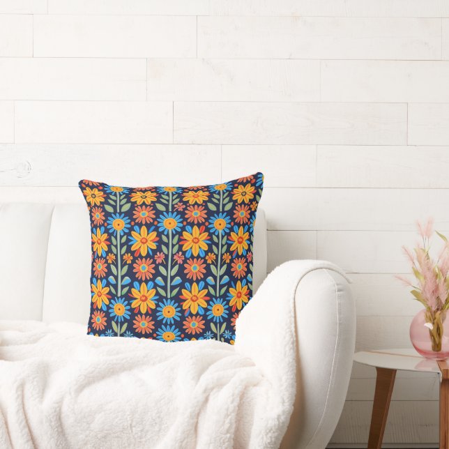Botanical Bliss 20x20 Throw Pillow (Couch)