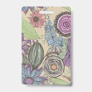 Botanical Bliss Badge