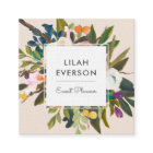 Botanical Bliss | Elegant Painted Floral | Cream