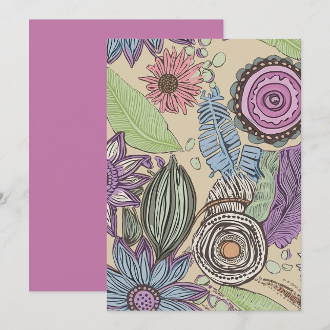 Botanical Bliss Invitation (Front/Back)