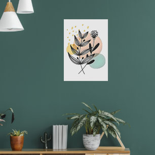 Botanical Bliss – Minimalist Floral Art Poster