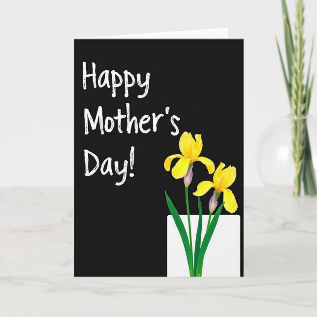 Botanical Bliss Mothers Day Card (Front)