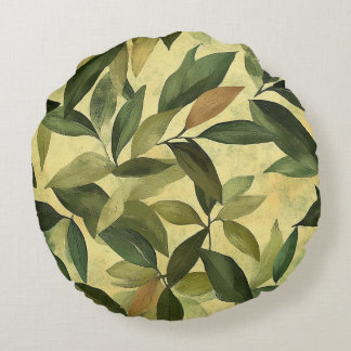 Botanical Bliss Round Cushion