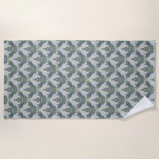 Botanical Bloom Beach Towel