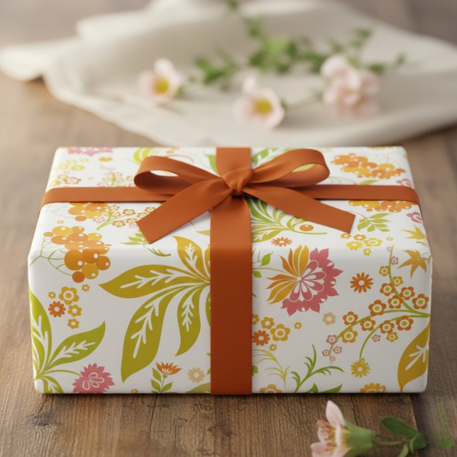 Botanical Bloom & Butterfly Gift Wrap (Botanical Bloom & Butterfly Gift Wrap)