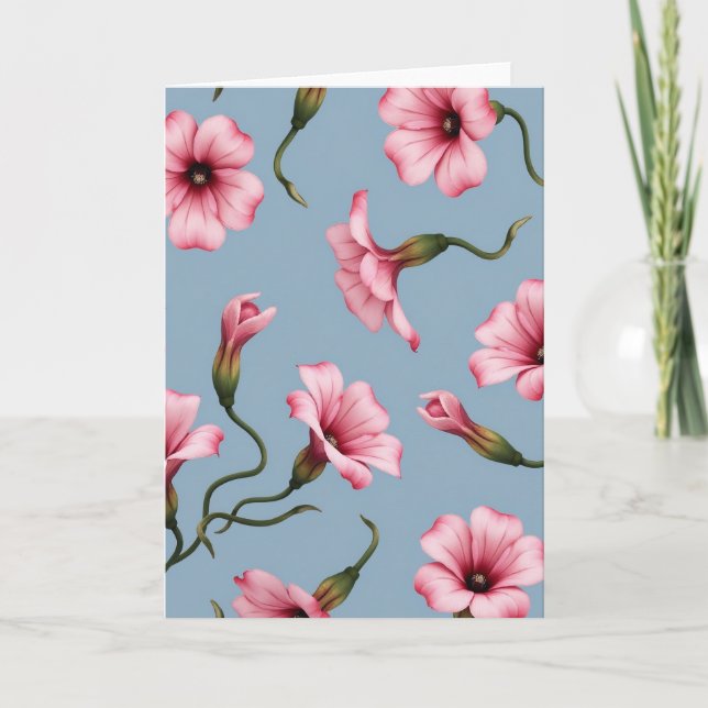 Botanical Bloom Pattern Card (Front)