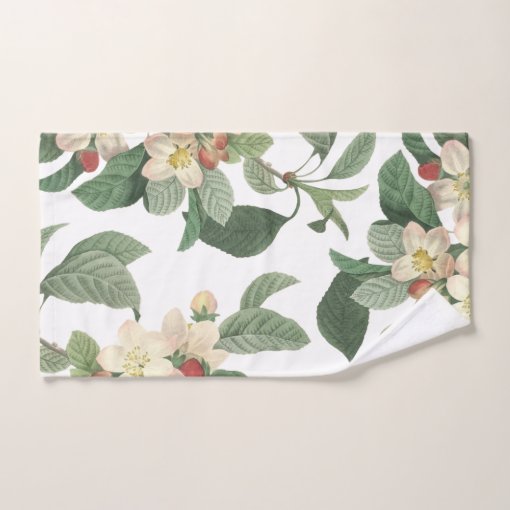 Botanical Blooming Florals Bath Towel Set | Zazzle