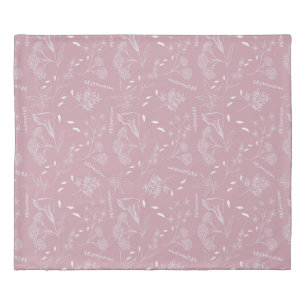 Botanical Blush Bedding Collection Duvet Cover