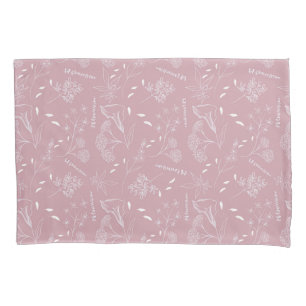 Botanical Blush Bedding Collection Pillow Case