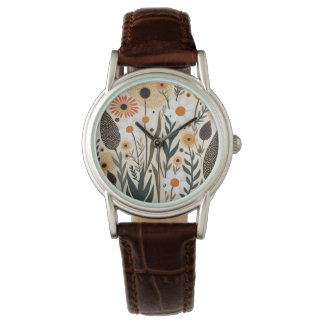 Botanical Boho Flowers Plants Design 389 Watch
