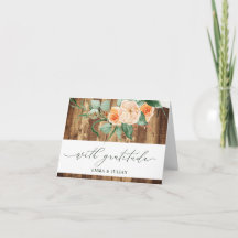 Botanical Boho Rustic Personalized Barn Wedding