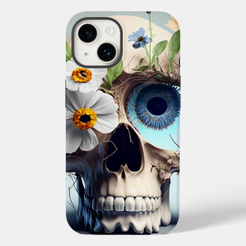 Botanical Bones and Botany Floral Skull Case_Mate iPhone 14 Case