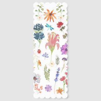 Botanical Bookmark for Book Lovers