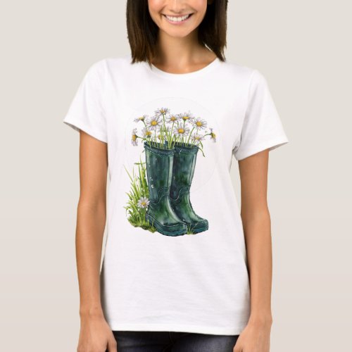 Botanical Boots T_Shirt