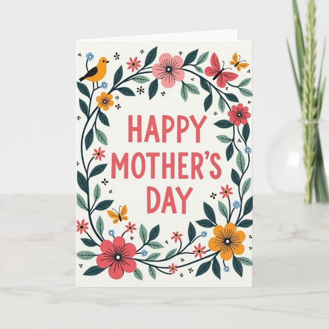 Botanical Branch Bloom Card (Front)