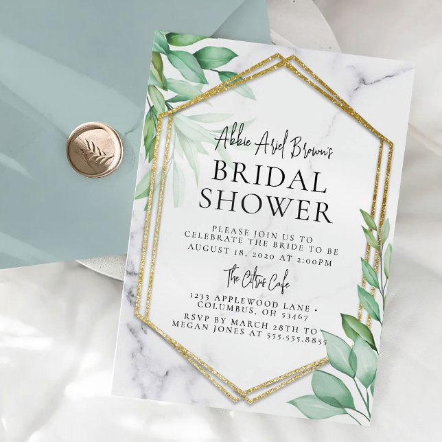 Botanical Bridal Shower Invitation (Creator Uploaded)