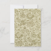 Botanical Brocade Toile Floral Green Sage Pattern (Front)