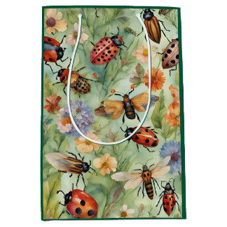 Botanical Bug Symphony Medium Gift Bag