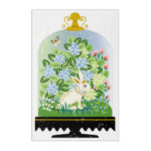 Botanical Bunny Rabbit Cloche 1