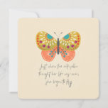 Botanical Butterfly Card at Zazzle