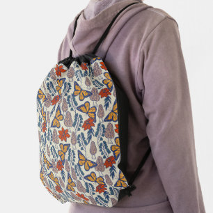 Botanical Butterfly & Mushroom Backpack