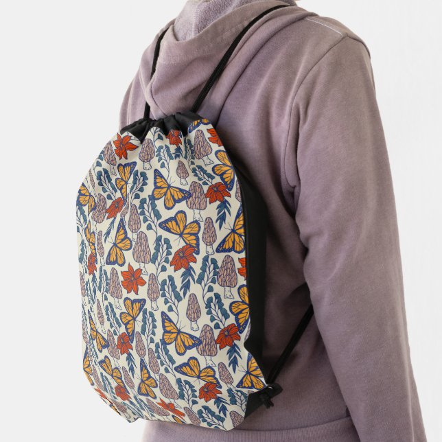 Botanical Butterfly & Mushroom Backpack (Insitu)