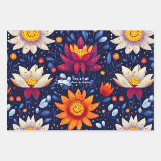 Botanical Cactus Design for Wellness Business Wrapping Paper Sheets