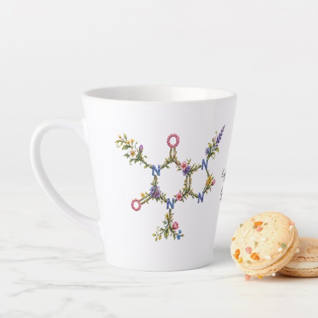 Botanical Caffeine Molecule Mug (In Situ)