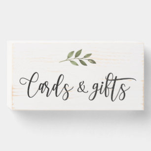 Botanical Cards and Gifts Wedding sign