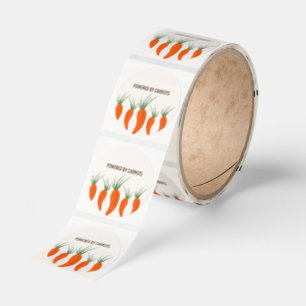 Botanical Carrots Collection Classic Round Sticker