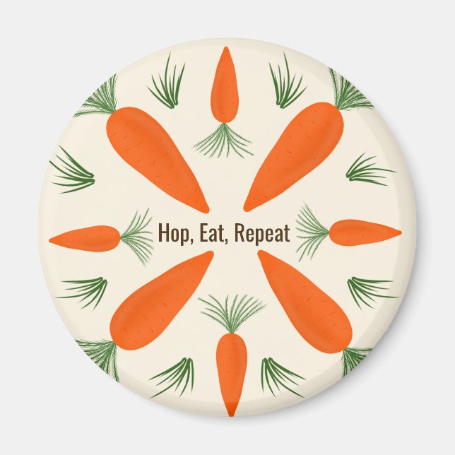 Botanical Carrots Collection Magnet (Front)