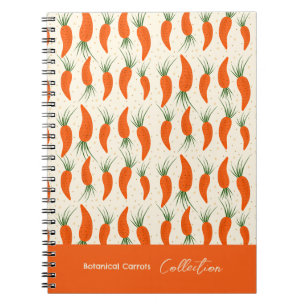 Botanical Carrots Collection Notebook