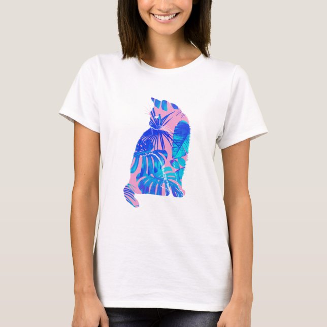 botanical cat T-Shirt (Front)