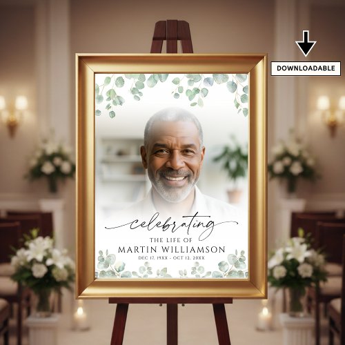 Botanical Celebrating the Life of Photo Funeral