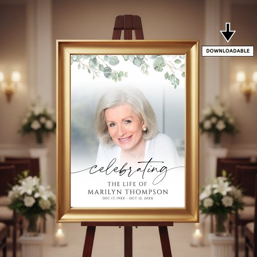 Botanical Celebrating the Life of Photo Memorial