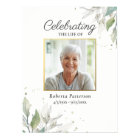 Botanical Celebration of Life Photo Funeral