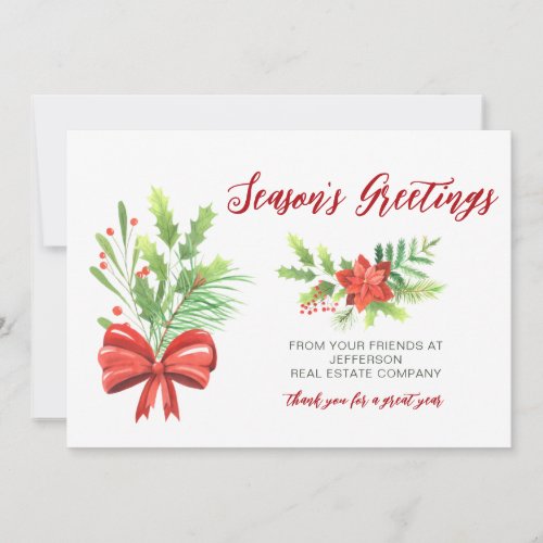 Botanical Christmas Holidays Company Business 