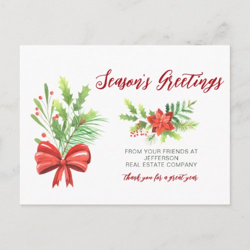Botanical Christmas Holidays Company Business 